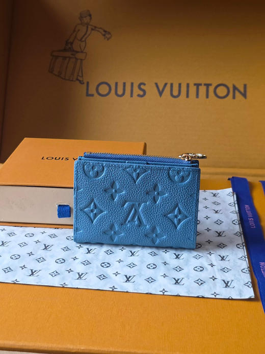 春夏特惠💰400 原单LV 实拍 零钱卡包 芯片版M83365蓝 商品图1