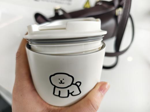 【清仓特卖❗️BUBU小狗随行杯】316 食品级不锈钢内胆 倒置不撒漏  350ml  方便携带  喝水、泡茶、咖啡杯都可   ⚠️如发货无理由拦截扣除运费！ 商品图7