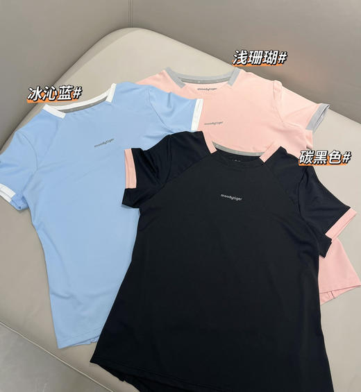 26最新款Mood*tiger女童撞色速干T恤060602 商品图2