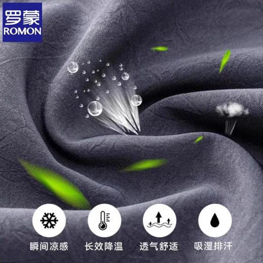 【父亲节特惠】罗蒙中式唐装 夏季新款男士衬衫短袖中年免烫衬衣中老年人爷爷装 商品图2