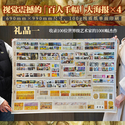 《zui美世界名画》8开，精装大开本 顾爷亲笔签名+原创梵高定制帆布包 商品图2