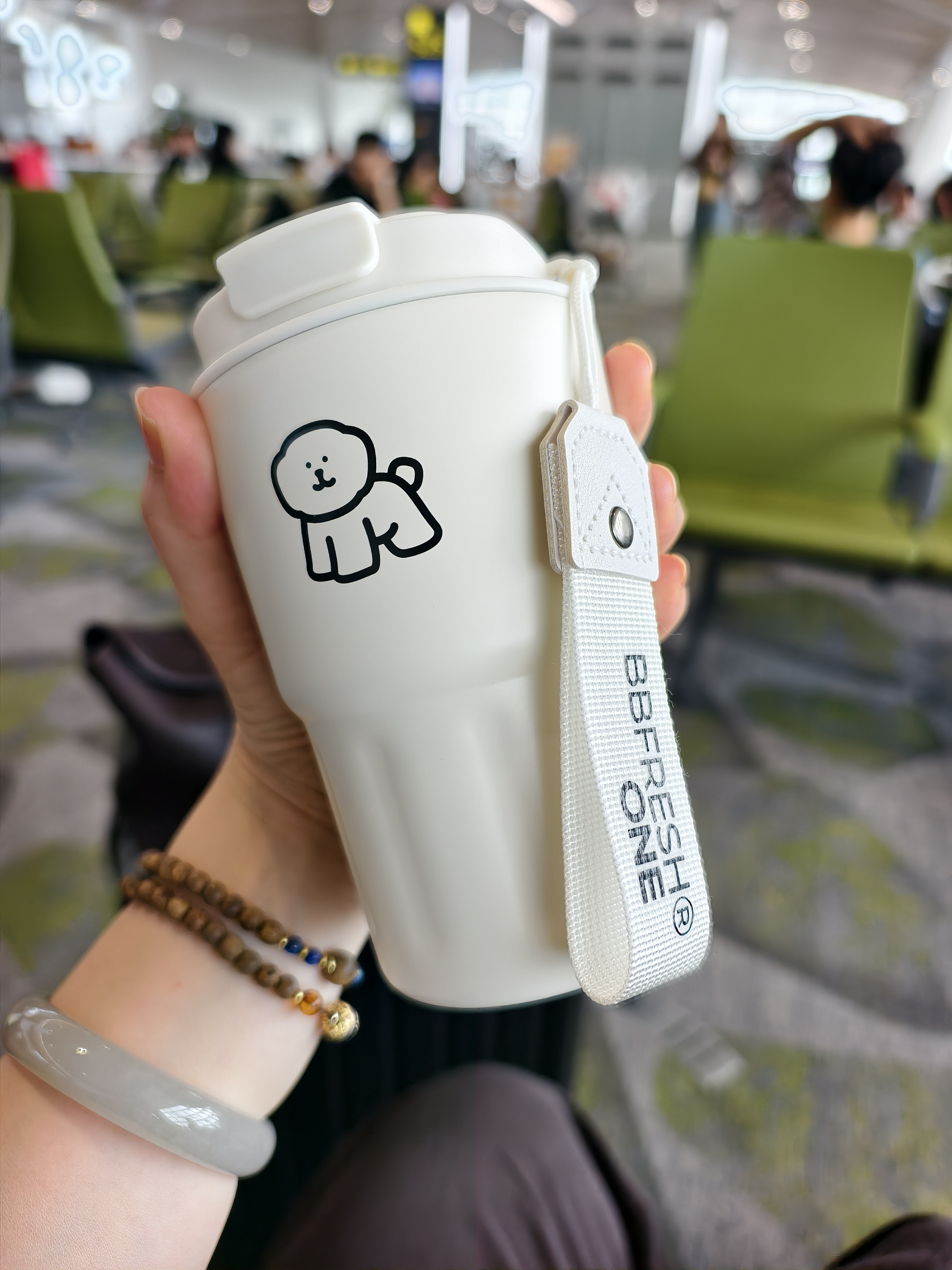 【清仓特卖❗️BUBU小狗随行杯】316 食品级不锈钢内胆 倒置不撒漏  350ml  方便携带  喝水、泡茶、咖啡杯都可   ⚠️如发货无理由拦截扣除运费！