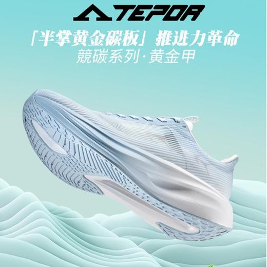 TEPOR天跑黄金甲碳板情侣缓震 跑鞋   |  斐 L 、 U*G 、 N**balance 、 k*ppa 代工厂出品，百元级入手千元品质，久跑不累，脚感 yyds 商品图1