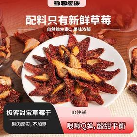 极客甜宝草莓干|什么也不加的小零食⭐️ 京东快递