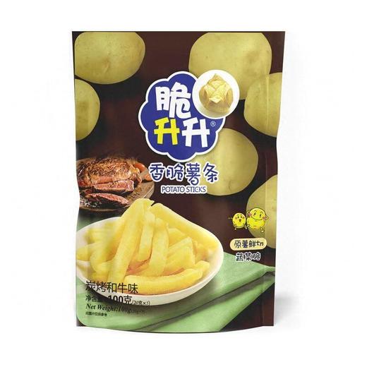 脆升升100g炭烤和牛味薯条 商品图0