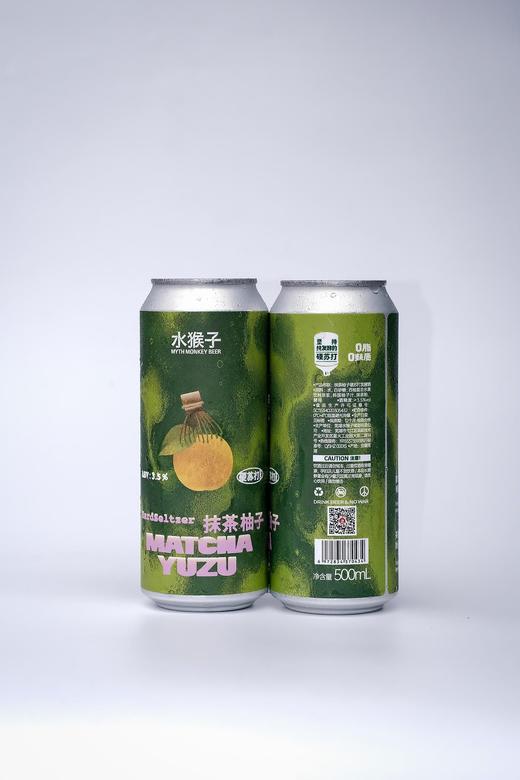 水猴子 抹茶柚子 500ml 商品图2