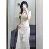 新款小个子连衣裙子女夏季气质新中式国风改良旗袍年轻款长裙S-2XL★娃娃优选 商品缩略图2