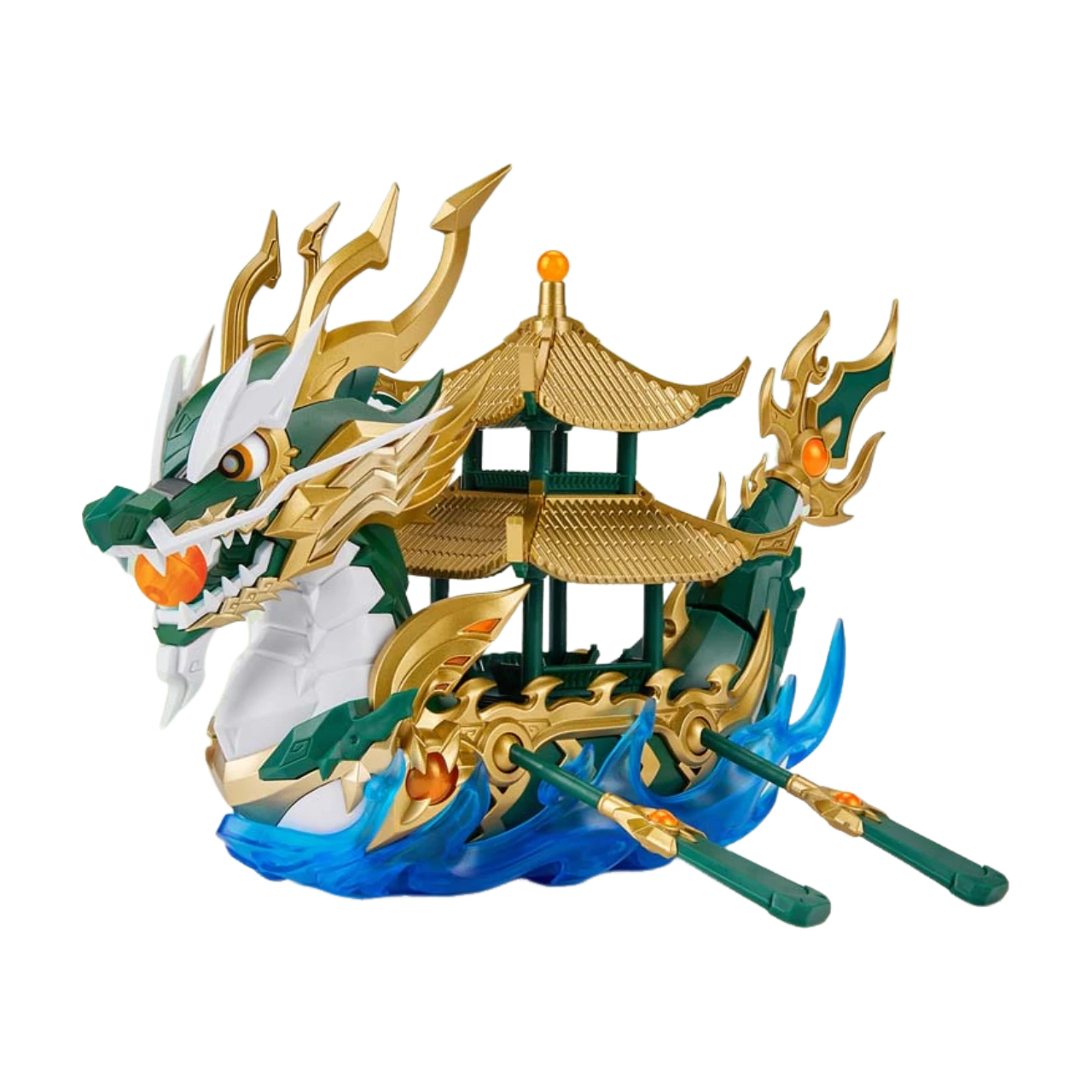 【盒损残次A类】将魂姬 龙船 拼装模型 绿色版