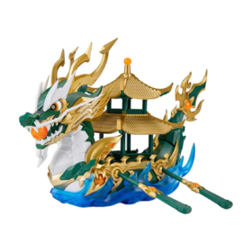 【盒损残次A类】将魂姬 龙船 拼装模型 绿色版