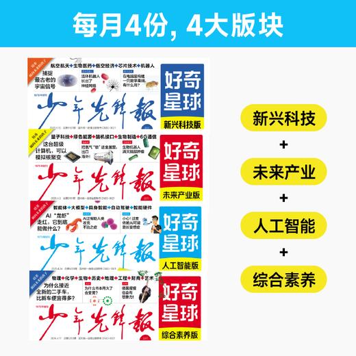（全年48期）少年先锋报《好奇星球》| 老牌名社，科普界金字招牌，前沿科技热点和跨学科知识 商品图1