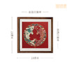 铜师傅 手工錾刻 铜雕画《双鱼呈祥（桌面）》书房摆件装饰画 商品缩略图6