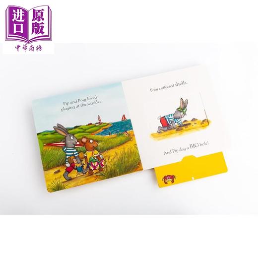 【中商原版】波西和皮普 滑块书 新朋友 Pip and Posy A Sliding Story The New Friend 英文原版 儿童纸板书故事 进口童书 商品图3