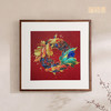 铜师傅 手工錾刻 铜雕画《锦鲤系列》客厅玄关沙发背景墙装饰挂画 商品缩略图1