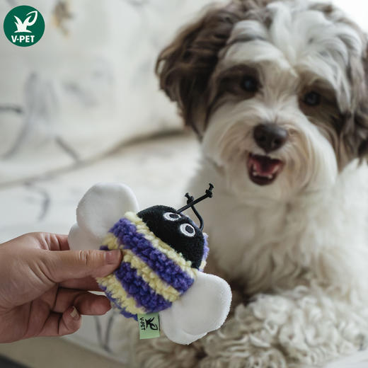 宠物玩具 | V-PET 蜜蜂 狗狗萌趣响纸玩具 商品图2