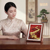 铜师傅 手工錾刻 铜雕画《长城雄风（桌面）》书房摆件装饰画 商品缩略图5