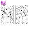 【中商原版】星球大战艺术涂色集 未定名 英文原版 Art of Coloring Star Wars: The Mandalorian and Grogu 商品缩略图2