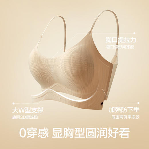 【E】LLWB6144背心款，LLWB6145背扣款，孟子义同款文胸--3/4杯★有棵树 商品图5