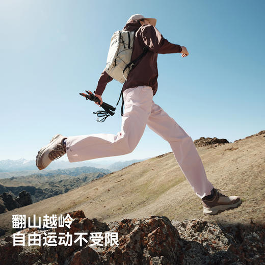 【山壳2.0】伯希和户外硬壳冲锋裤女新款专业防水徒步登山长裤男 商品图4