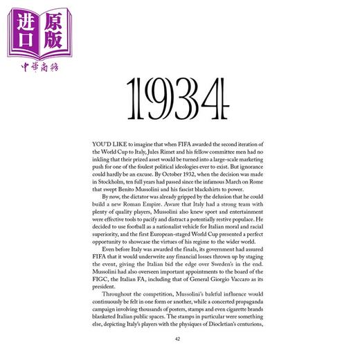 预售 【中商原版】辉煌荣耀 世界杯的历程 卷一 1930-1978 英文原版 Glittering Prize Jonathan OBrien 商品图4