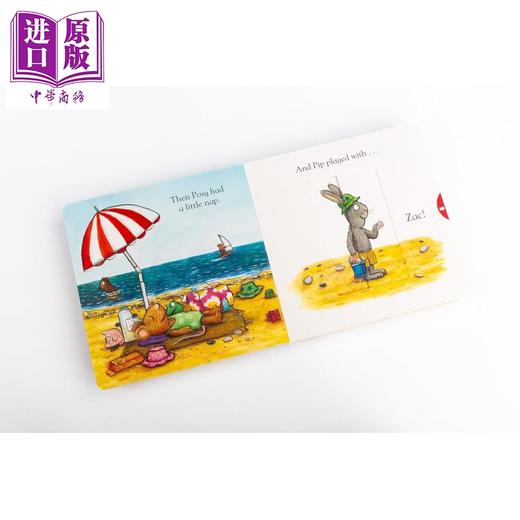 【中商原版】波西和皮普 滑块书 新朋友 Pip and Posy A Sliding Story The New Friend 英文原版 儿童纸板书故事 进口童书 商品图4