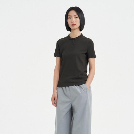 原单正品素*Klee女士纯棉翻领短袖T恤060802 商品图8