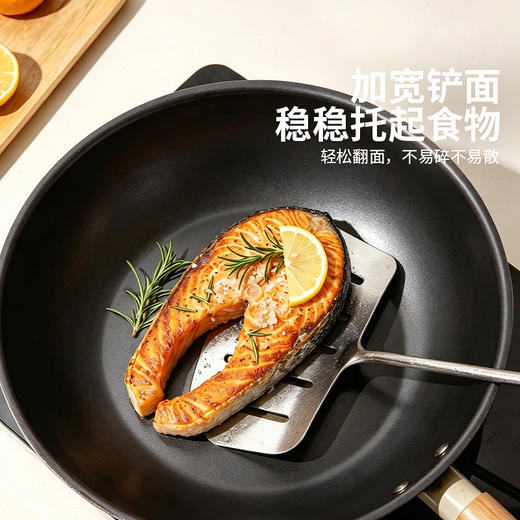 摩登主妇纯钛煎鱼铲家用翻鱼铲煎铲煎牛排煎饼工具316L不锈钢锅铲 商品图2