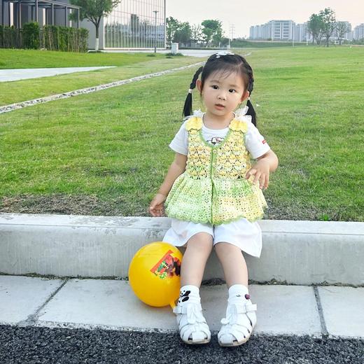 苏苏姐家青柠果茶上衣手工diy编织钩针5#蕾丝毛线团材料包 商品图1