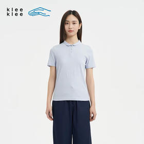 原单正品素*Klee女士纯棉翻领短袖T恤060802
