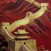 铜师傅 手工錾刻 铜雕画《长城雄风》客厅玄关沙发背景墙装饰挂画 商品缩略图5