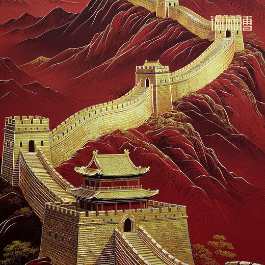 铜师傅 手工錾刻 铜雕画《长城雄风》客厅玄关沙发背景墙装饰挂画 商品图5