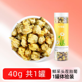 【双11大促】【杞里香胎菊40g】菊花花茶头茬胎菊，花型完整  经久耐泡，可以搭配枸杞等泡茶喝
