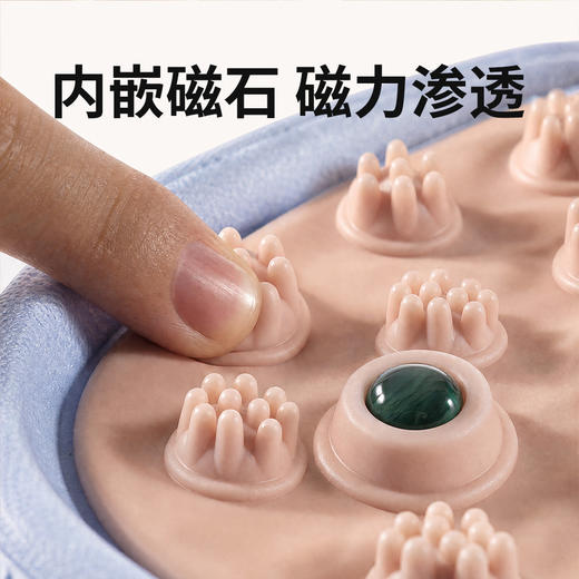 行走的足疗馆！踩一踩全身放松！【单拍不发货 加购2双到手59.9元】沐初良品 磁石新款按摩拖鞋 JJ9015 商品图2