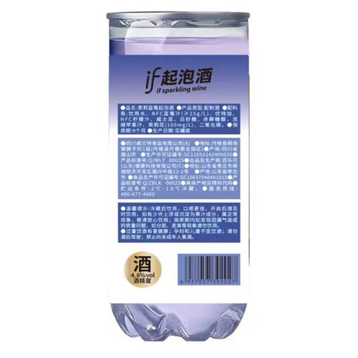 if300ml茉莉蓝莓气泡酒 商品图1