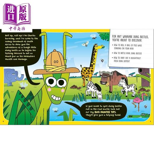 预售 【中商原版】DK漫画章节 如何成为一只蜣螂 How to be a Dung Beetle 英文原版 儿童绘本 动物故事书 自然图画小说 进口童书 商品图2