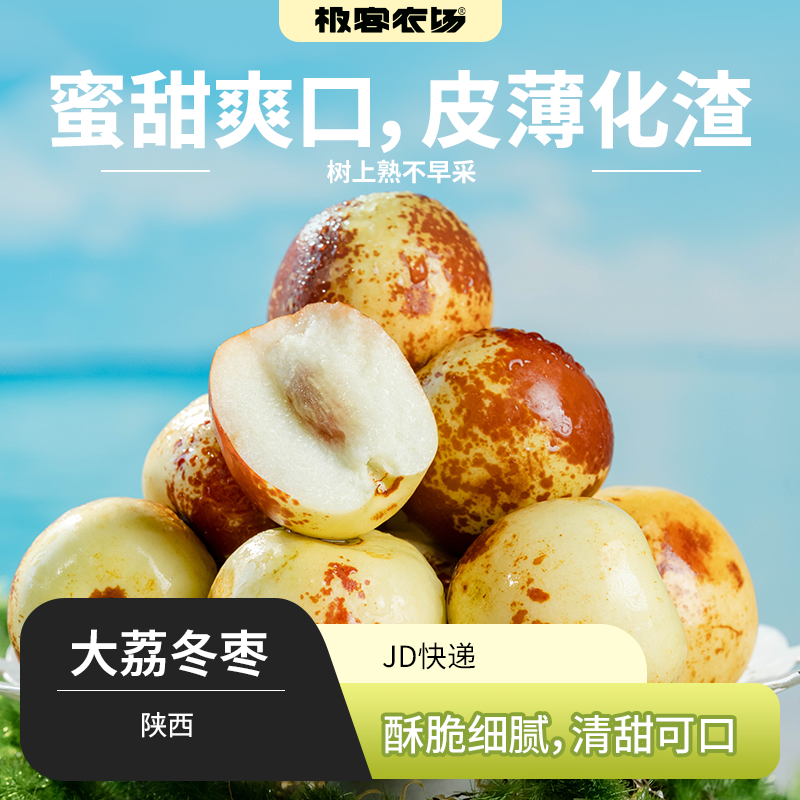 大荔冬枣丨树上熟 皮薄易化渣 肉质酥脆 蜜甜爽口 ⭐️京东快递