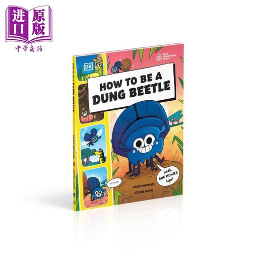 预售 【中商原版】DK漫画章节 如何成为一只蜣螂 How to be a Dung Beetle 英文原版 儿童绘本 动物故事书 自然图画小说 进口童书 商品图1