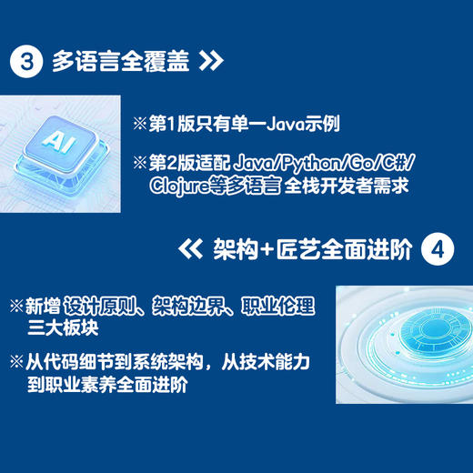 代码整洁之道（第2版）鲍勃大叔 Bob大叔 编程宝典 AI编程 程序员* 商品图2