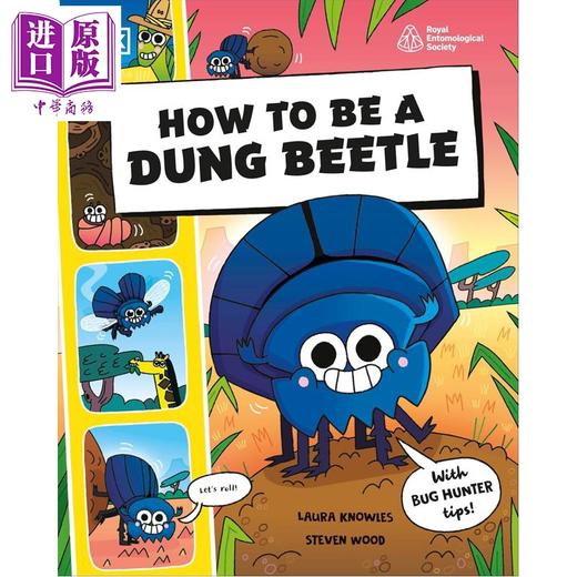 预售 【中商原版】DK漫画章节 如何成为一只蜣螂 How to be a Dung Beetle 英文原版 儿童绘本 动物故事书 自然图画小说 进口童书 商品图0