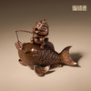 铜师傅《金鳞御财》办公室书房招财紫铜摆件 中式家居装饰礼品 商品缩略图2