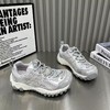 夏季女鞋跑步鞋新款复古运动鞋双网透气橡胶底户外运动老爹鞋35-40 商品缩略图3