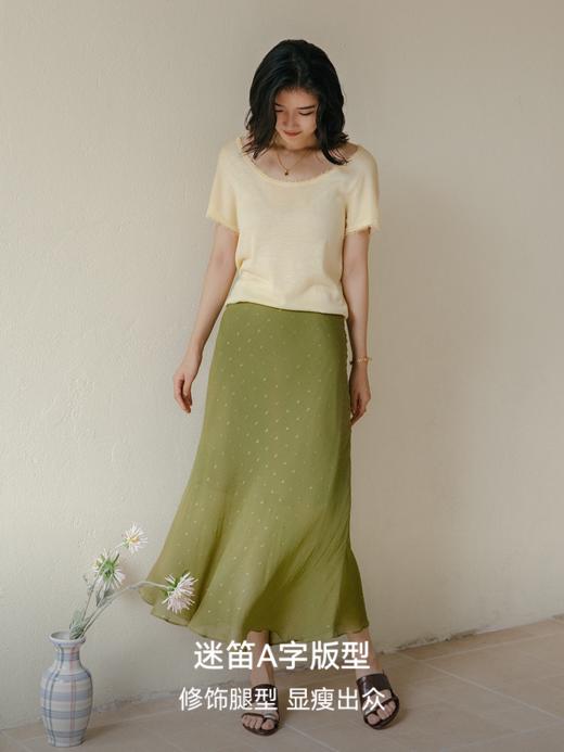 花园精灵 提花迷笛半裙FCG2SKT051 商品图1