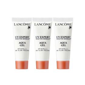 【3支】兰蔻轻透水漾小白管防晒10ml  SPF50PA++++  A-5094 （效期27-3 / 28-9  ）
