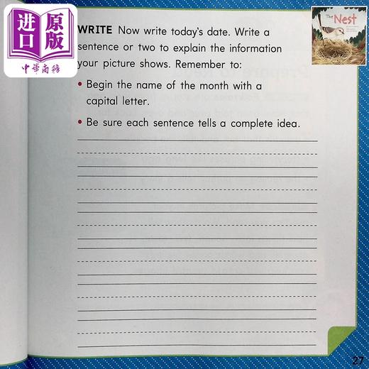 【中商原版】美国小学语言艺术阅读学生书一年级第1册 HMH Into Reading MyBook Grade1 Book 1 英文原版进口图书 英语精读 商品图3