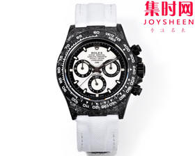 TW劳力士宇宙计时迪通拿系列之碳纤维定制版 Diw改装碳纤维迪通拿 男士腕表 魔术贴表带 不仅佩戴轻便，而且外表坚硬