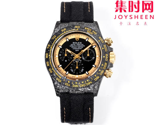 TW劳力士宇宙计时迪通拿系列之碳纤维定制版 Diw改装碳纤维迪通拿 男士腕表 魔术贴表带 不仅佩戴轻便，而且外表坚硬 商品图0