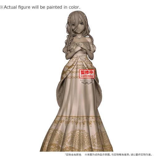 【盒损残次A类】BANPRESTO 五等分的新娘 中野三玖 原画展ver. 景品手办 商品图0