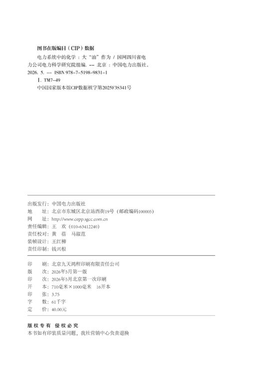 电力系统中的化学：大“油”作为 商品图1