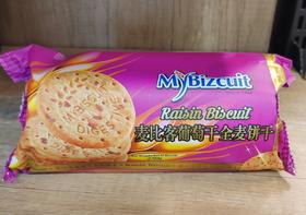 【门店好物】麦比客葡萄干全麦饼干