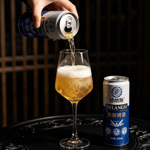 德朗斯12.1度精酿啤酒 330ml*24罐/箱 商品图4