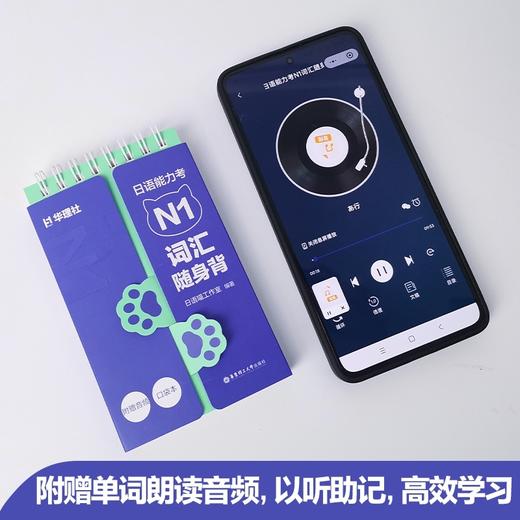 日语能力考N1词汇随身背(口袋本.附赠音频) 商品图3